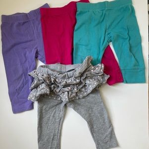 Baby gap leggings bundle (4 pairs) size 6-12 months